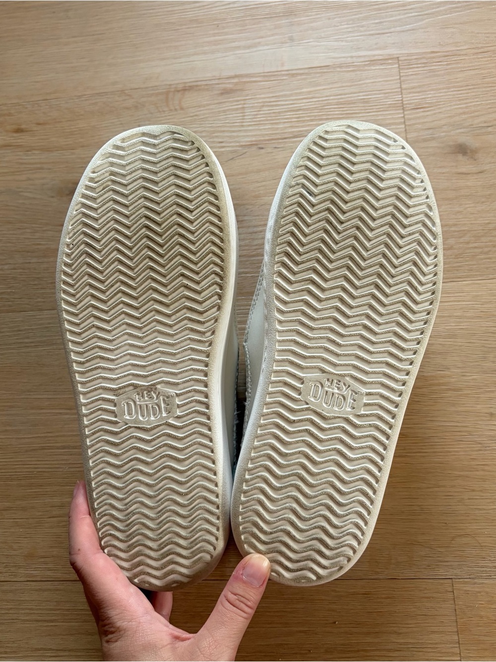 HEY DUDE Austin Lift Classic White Slip-On Loafers - Picture 8 of 9